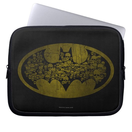 Batman Symbol | Skulpturen im Bat-Logo Laptopschutzhülle (Vorderseite)