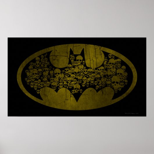 Batman Symbol | Skulpturen im Bat-Logo Poster (Vorne)