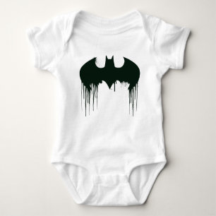 Batman Symbol   Spraypainlogo Baby Strampler