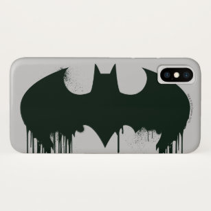 Batman Symbol   Spraypainlogo iPhone X Hülle