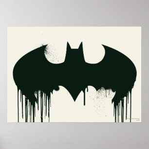 Batman Symbol   Spraypainlogo Poster