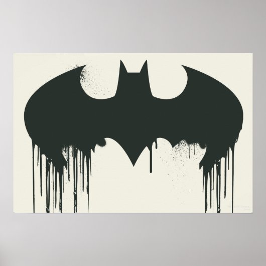 Batman Symbol | Spraypainlogo Poster (Vorne)