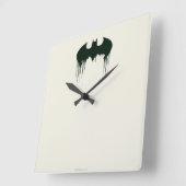 Batman Symbol | Spraypainlogo Quadratische Wanduhr (Winkel)