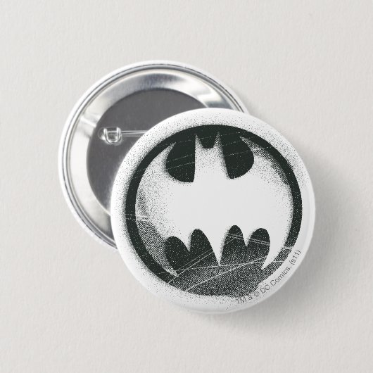 Batman Symbol | Spraysymbol-Logo Button (Vorne & Hinten)