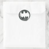 Batman Symbol | Spraysymbol-Logo Runder Aufkleber (Tasche)