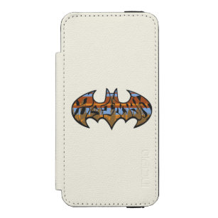 Batman Symbol   Urban Blue Brown Logo Incipio Watson™ iPhone 5 Geldbörsen Hülle