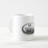 Batman Symbol | Zeichnend Zeichen Kaffeetasse (Vorderseite Links)