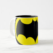 Batman Symbol Zweifarbige Tasse (Vorderseite Links)