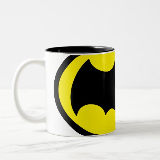 Batman Symbol Zweifarbige Tasse (Links)