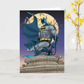 Batman Szenen - Mondseitenansicht Karte (Gelbe Blume)