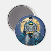 Batman Szenen - Moon Front View Magnet (Vorderseite/Rückseite)