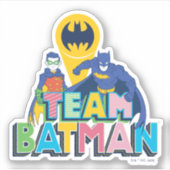 Batman | Team Batman Aufkleber (Vorderseite)