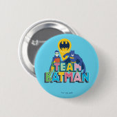 Batman | Team Batman Button (Vorne & Hinten)