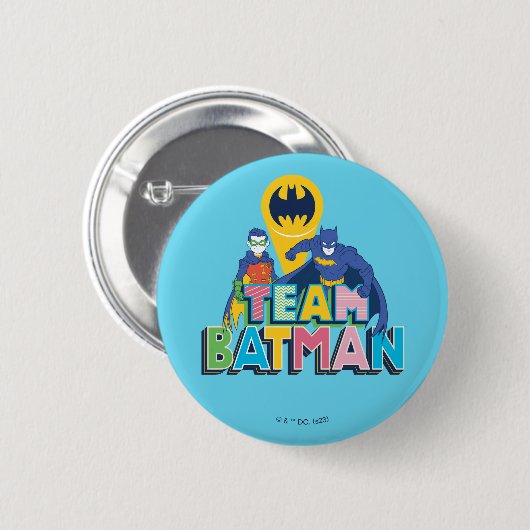 Batman | Team Batman Button (Vorne & Hinten)