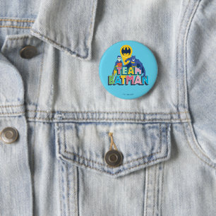 Batman Team Batman Button