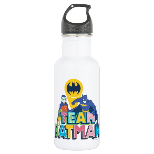 Batman | Team Batman Edelstahlflasche (Vorderseite)