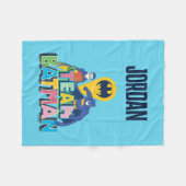 Batman | Team Batman Fleecedecke (Vorderseite (Horizontal))