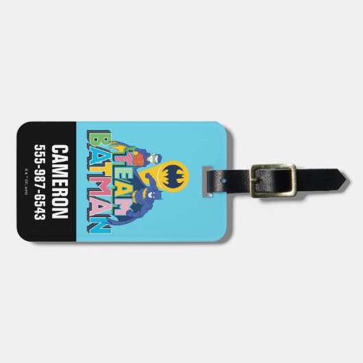 Batman | Team Batman Gepäckanhänger (Vorderseite horizontal)