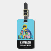 Batman | Team Batman Gepäckanhänger (Vorderseite vertikal)