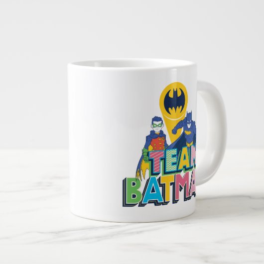 Batman | Team Batman Jumbo-Tasse (Vorderseite Rechts)