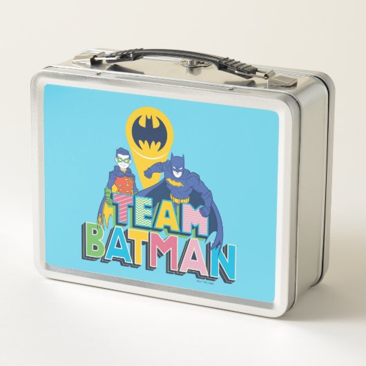 Batman | Team Batman Metall Brotdose (Rückseite)