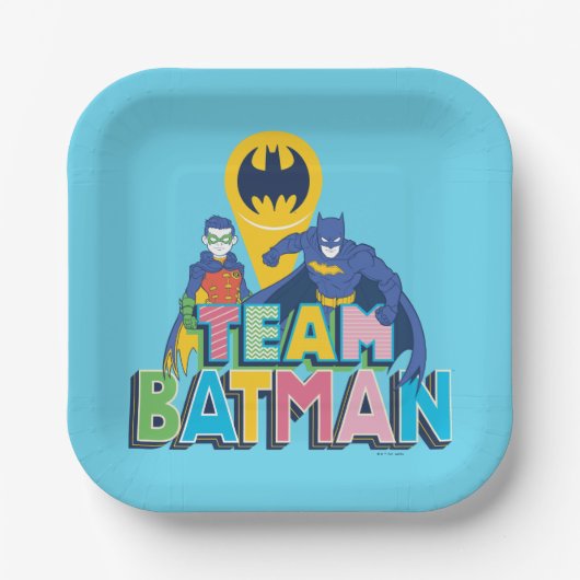 Batman | Team Batman Pappteller (Vorderseite)