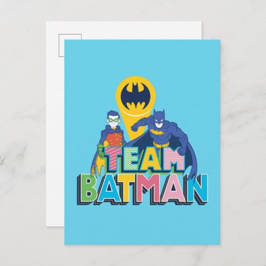 Batman | Team Batman Postkarte (Vorne/Hinten)