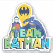 Batman | Team Batman & Robin Aufkleber (Vorderseite)