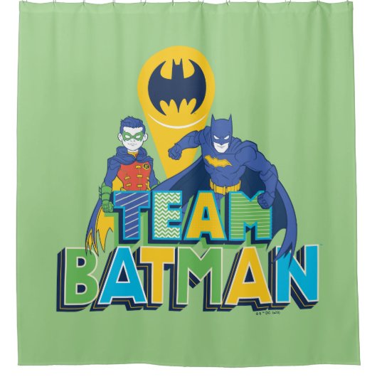 Batman | Team Batman & Robin Duschvorhang (Vorderseite)