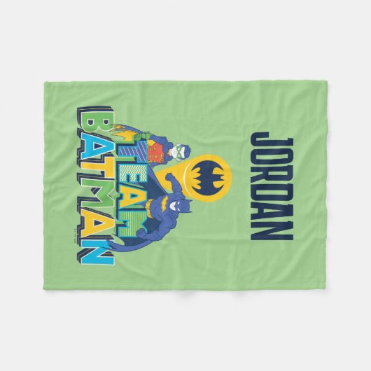 Batman | Team Batman & Robin Fleecedecke (Vorderseite (Horizontal))