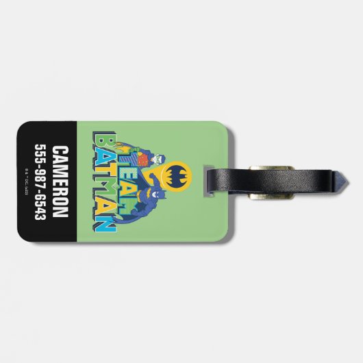 Batman | Team Batman & Robin Gepäckanhänger (Rückseite horizontal)