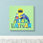 Batman | Team Batman & Robin Leinwanddruck (Insitu (Holzboden))
