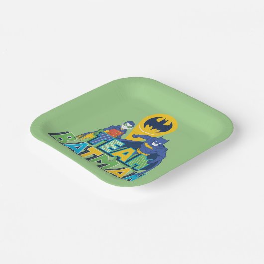 Batman | Team Batman & Robin Pappteller (Gewinkelt)