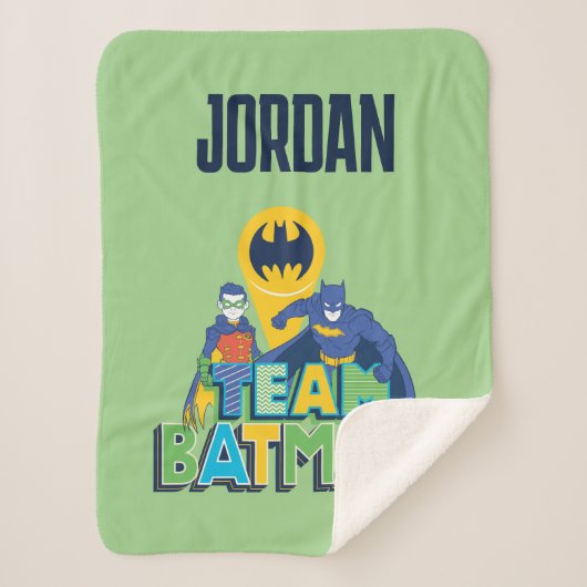 Batman | Team Batman & Robin Sherpadecke (Vorderseite)