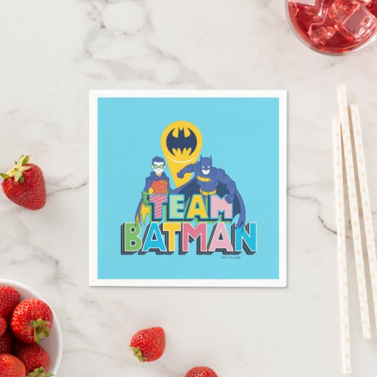 Batman | Team Batman Serviette (Beispiel)