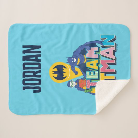 Batman | Team Batman Sherpadecke (Vorderseite (Horizontal))