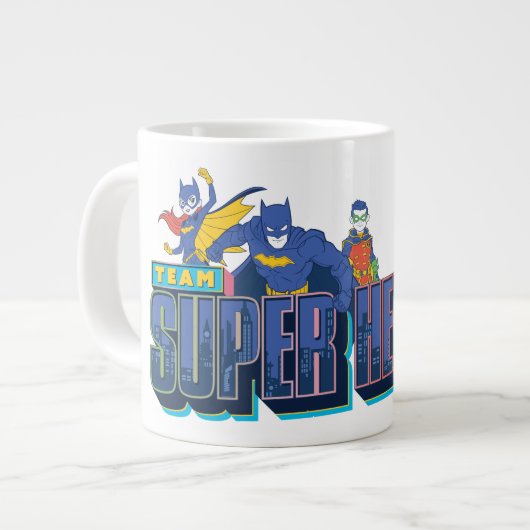 Batman | Team Super Heroes Jumbo-Tasse (Vorderseite Links)