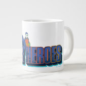 Batman | Team Super Heroes Jumbo-Tasse (Vorderseite Rechts)