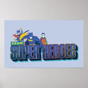 Batman   Team Super Heroes Poster