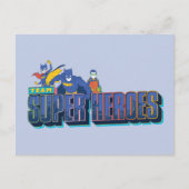 Batman | Team Super Heroes Postkarte (Vorderseite)