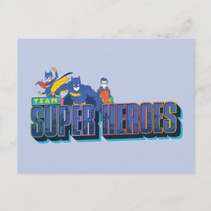 Batman   Team Super Heroes Postkarte