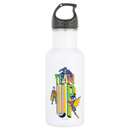Batman | Team Up Edelstahlflasche (Vorderseite)