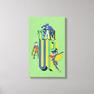 Batman Team Up Leinwanddruck