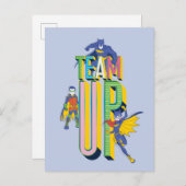 Batman | Team Up Postkarte (Vorne/Hinten)