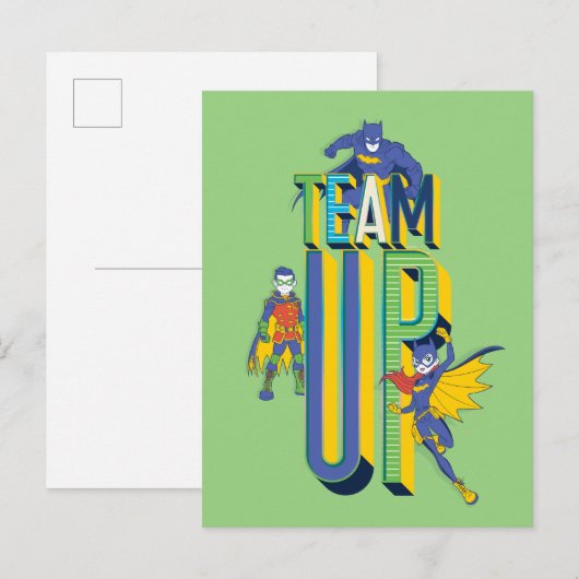 Batman | Team Up Postkarte (Vorne/Hinten)