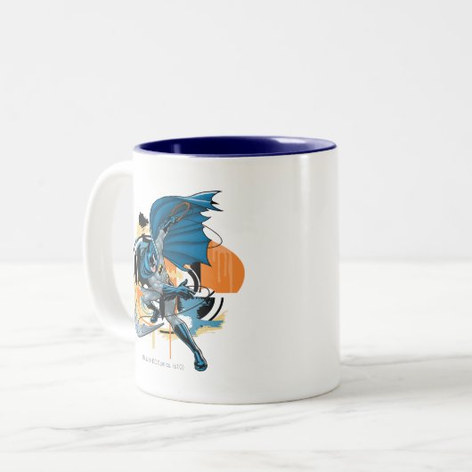 Batman Throw Zweifarbige Tasse (Vorderseite Links)