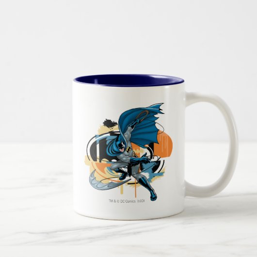 Batman Throw Zweifarbige Tasse (Rechts)