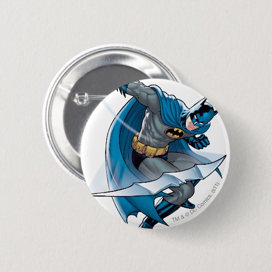 Batman Throwing Star Button (Vorne & Hinten)