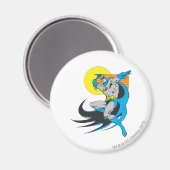 Batman Throws Batarang 2 Magnet (Vorderseite/Rückseite)