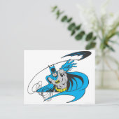 Batman Throws Batarang 3 Postkarte (Stehend Vorderseite)